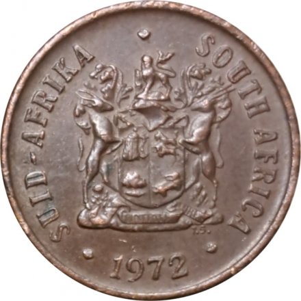 ЮАР 1 цент 1972 год