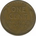 США 1 цент 1952 год - Авраам Линкольн (без отметки МД)