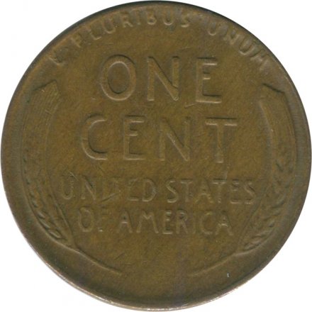 США 1 цент 1952 год - Авраам Линкольн (без отметки МД)