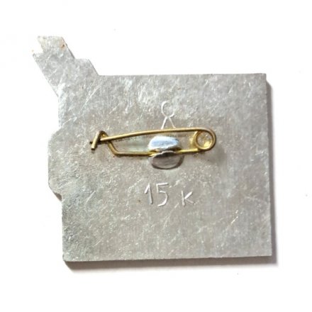 Значок Хоккей. Советский спорт. Ленинград (синий)