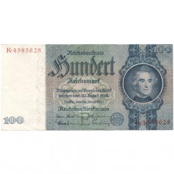 Веймарская республика 100 рейхсмарок 1935 год - VF+