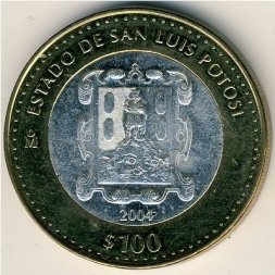 Мексика 100 песо 2004 год