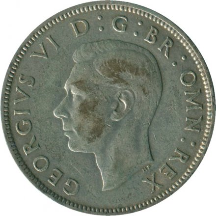 Великобритания 2 шиллинга (1 флорин) 1942 год