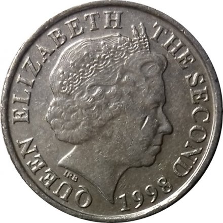Джерси 5 пенсов 1998 год