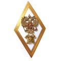 Знак (ромб) Об окончании ВУЗа МЧС России по программе магистратуры