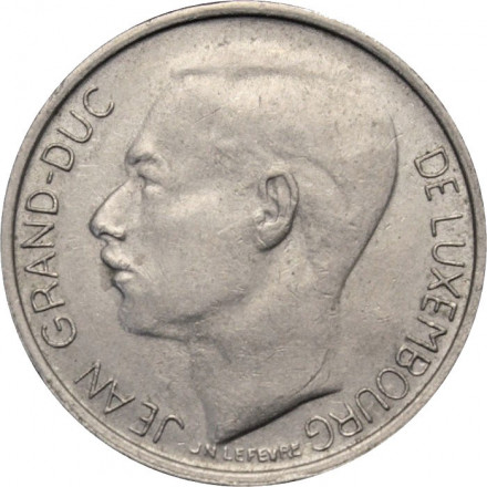 Люксембург 1 франк 1972 год 