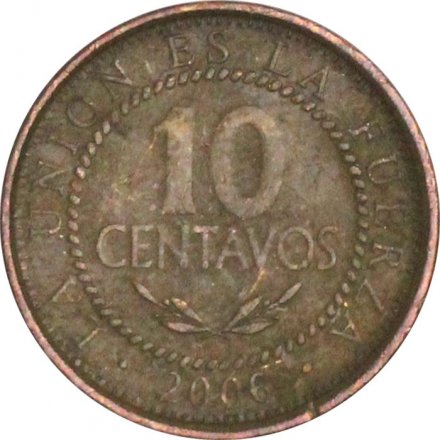 Боливия 10 сентаво 2006 год 