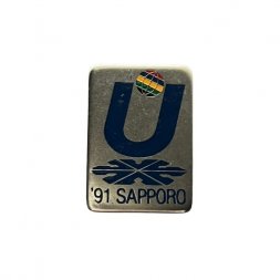 Значок Япония. Sapporo 91. XV Зимняя универсиада