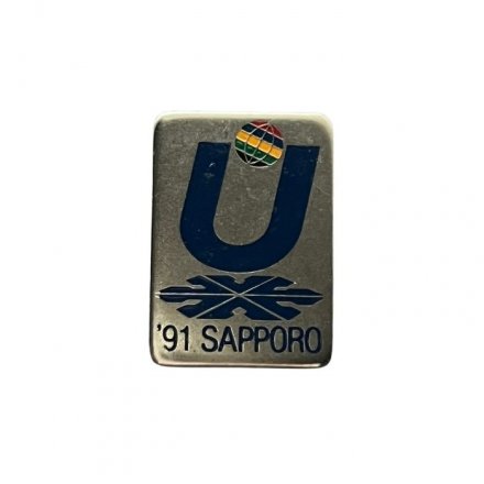 Значок Япония. Sapporo 91. XV Зимняя универсиада