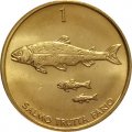 Словения 1 толар 2000 год - Форель