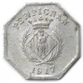 Франция (Перпиньян) 10 сантимов 1917 год, Профсоюзная палата торговцев (нотгельд)