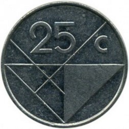 Аруба 25 центов 2001 год