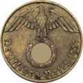 Третий Рейх 10 рейхспфеннигов 1937 год (F)