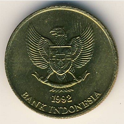 Индонезия 50 рупий 1992 год