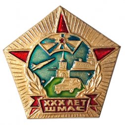 Знак XXX (30) лет ШМАС. Школа младших авиационных специалистов