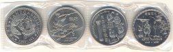 Набор из 4 монет Португалия 1993 год