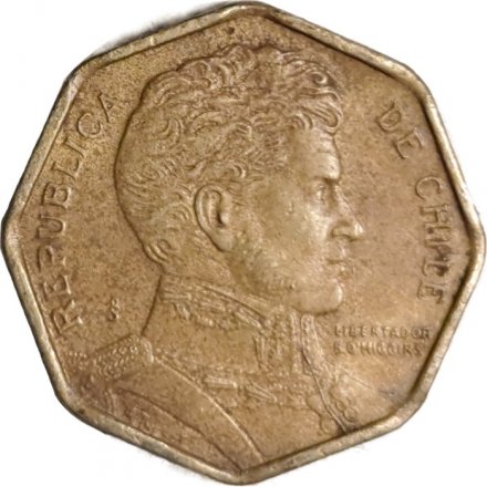 Чили 5 песо 1994 год