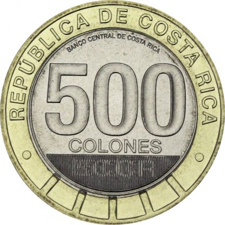 Коста-Рика 500 колон 2024 год - 200 лет присоединения Никои к Коста-Рике