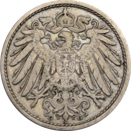 Германия 10 пфеннигов 1908 год (G)