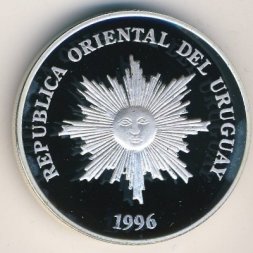 Уругвай 100 песо 1996 год