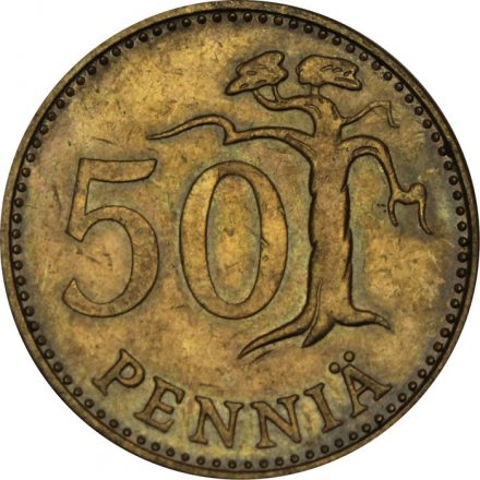 Финляндия 50 пенни 1975 год