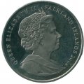 Фолклендские острова 1 крона 2009 год - Чарльз Дарвин