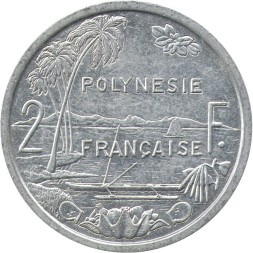 Французская Полинезия 2 франка 2011 год