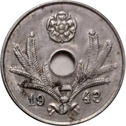 Финляндия 10 пенни 1943 год (железо)