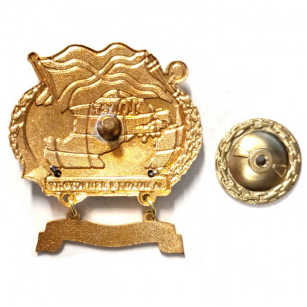 Знак За поход в Венесуэлу. БПК &quot;Адмирал Чабаненко&quot;. 10 лет