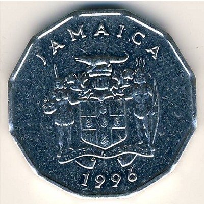 Ямайка 1 цент 1996 год