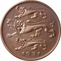 Эстония 5 сентов 1931 год