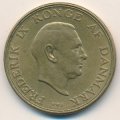Дания 2 кроны 1953 год - Король Фредерик IX (небольшой тираж)