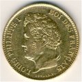 Франция 40 франков 1834 год