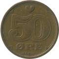 Дания 50 эре 1989 год