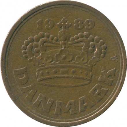 Дания 50 эре 1989 год