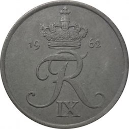 Дания 5 эре 1962 год