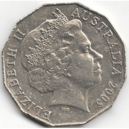 Австралия 50 центов 2005 год - XVIII Игры Содружества