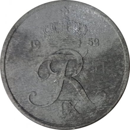 Дания 2 эре 1952 год