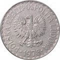 Польша 1 злотый 1978 год (MW)