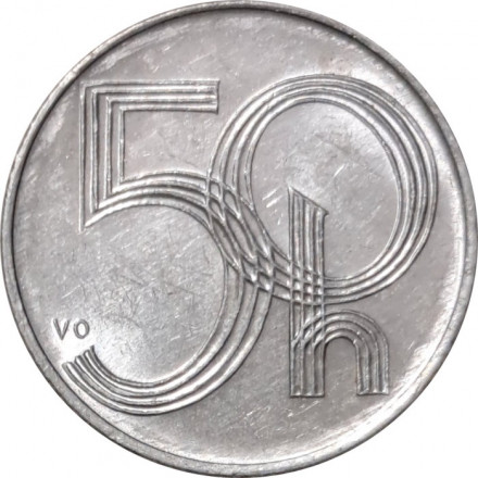 Чехия 50 геллеров 1996 год