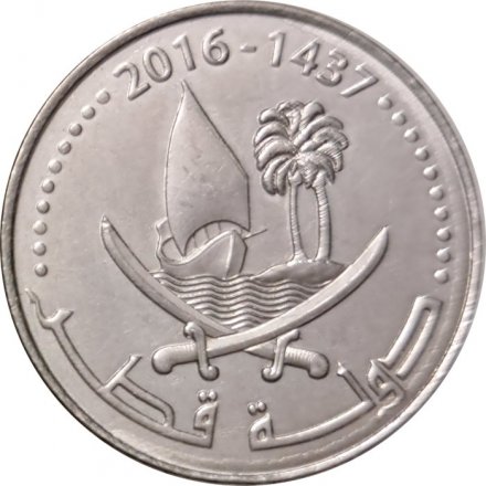 Катар 25 дирхамов 2016 год