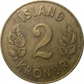 Исландия 2 кроны 1958 год
