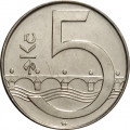 Чехия 5 крон 2015 год - Мост на Влтаве 