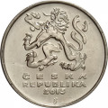 Чехия 5 крон 2015 год - Мост на Влтаве 