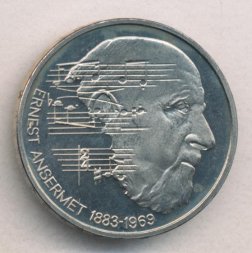 Швейцария 5 франков 1983 год - Эрнест Ансерме