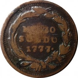 Италия Милан 1/2 сольдо 1777 год