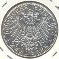Бавария 2 марки 1914 год
