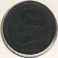 Кипр 1/2 пиастра 1900 год