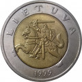 Литва 5 лит 1999 год