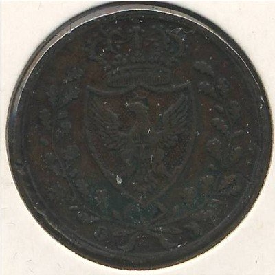 Сардиния 1 чентезимо 1826 год